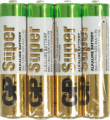 Батарейка GP LR03 (AAA)  SR4 (24ARS) (96/192/384)