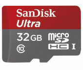 Sandisk MicroSD 32gb+адаптер class 10