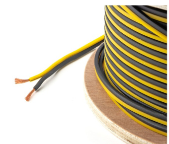 Акустический кабель SWAT SPW-16 /2*1,5мм2, медь,желто-черный,