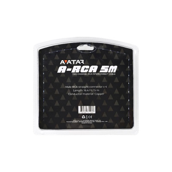 Межблочный кабель Avatar A-RCA 5m