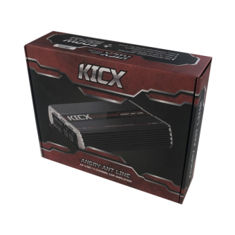 Kicx Angry Ant-4.150 Усилитель 4 канальный (ПОДАРОК RCA-06 межблочный кабель)