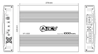 Усилитель ACV XP 1.1000L (1*600 Вт. при 2 ОМ RMS)