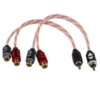 Aura Y-кабель RCA-AY20 1шт. 1 папа 2 мамы