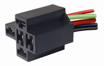 Разъём реле 5-конт. ARIA RS-5C-12/24 с проводом 30см