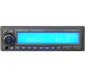 SWAT MEX-3006 UBВ 4*50 вт, син Автопроигрыватель