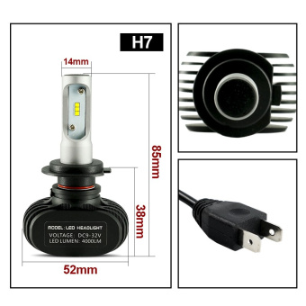 Светодиодная лампа LED S1 Pro-H7 (комплект 2шт)