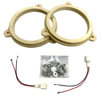 Кольцо проставочное Лада Приора фронт, Nissan, Logan 2, Hyunday под 16 динамик(RS), фанера