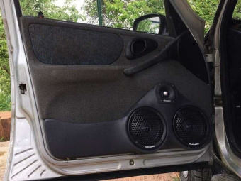 Подиумы Chevrolet-Niva (3-х компонентные, 16х16х РУПОРНЫЙ ТВИТЕР)