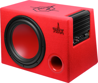 Активный Сабвуфер URAL AC-У12.A Ураган (Красный) 
