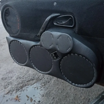 Подиумы Chevrolet-Niva (5-х компонентные, 20х20х20х 2 РУПОРНЫХ ТВИТЕРА